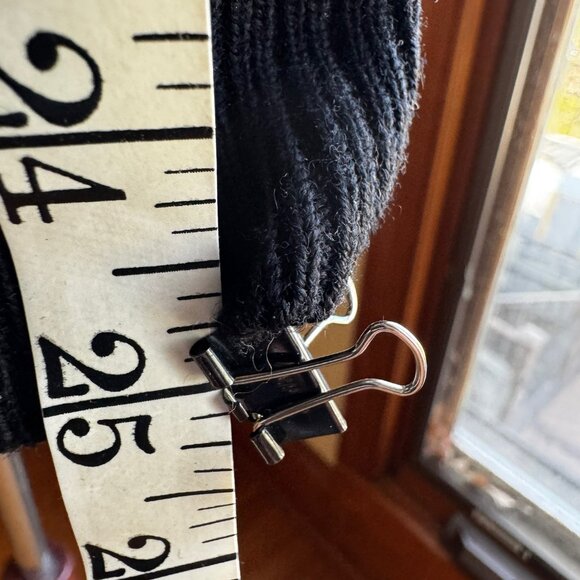 Dana Buchman Vintage Wool Striped V Neck Collared Sweater, M - Picture 10 of 16